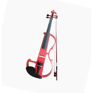 Viool Muziekinstrument Elektrische Viool Beginnerssnaarinstrument Professionele Uitvoering Blauw Roze (Color : Pink)