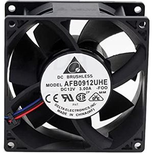 Original AFB0912UHE-F00 9CM 12V 3.0A 3-wire speed measurement server fan