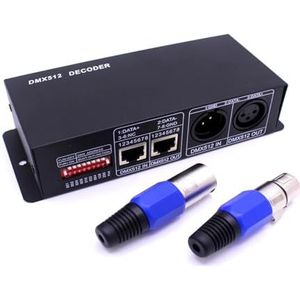 LED decoder controller DMX512 DC 12-24V 3-kanaals driver RGB/RGBW 4 voor RGBW strips 5050 3528 RGB (RGB 3Channel)