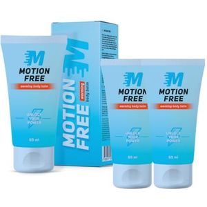 Motion Free - Overbelaste spieren, vermoeide spieren, koude spieren, stijve spieren, voor gewrichts- en spierpijn 2+1 gratis