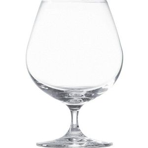 Leonardo Ciao+ 061454 Cognac-glas, 1 stuks, cognac zwenkmachine met getrokken steel, vaatwasmachinebestendig wijnbrandglas, 400 ml