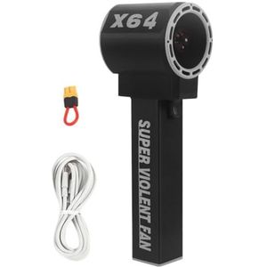 Fcuajdkq Ducted Violent Turbofan Wind Power Draagbare haardroger van industriële kwaliteit, 64 mm, 1400 g voor het wassen van de auto