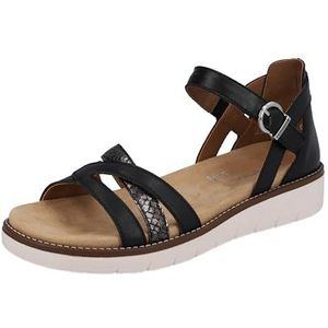 Remonte Dames D2046 sandaal, zwart/zwart/zwart/01, 40 EU, Zwart Zwart Zwart Zwart 01, 40 EU