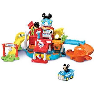 VTech 80-534804 Toet Toet Baby Flitzer - Mickys autowerkplaats, babyspeelgoed, speelgoedauto, kinderauto, garage voor kinderen