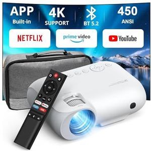 Yoton Videoprojector - Draagbaar - 10000 Lumen - 4K Ondersteuning - Full HD