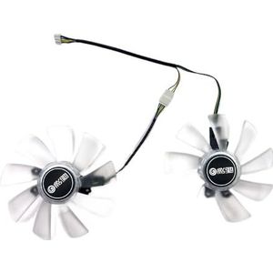 Koeling witte FY010015M12LPA 100mm 4pin RTX2070 GPU-koeler voor GALAXY RTX2060S 2070 2070S 2080 2080S EX grafische kaartventilator(DIY white LED)