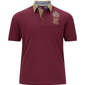 Jan Vanderstorm Joakim Poloshirt voor heren, rood, 4XL