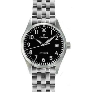 SAAKO Cronos Pilot Flieger Automatische Mechanische Mannen Horloge 39mm PT5000 Rvs Sapphire Crystal Horloges, V 2, mode