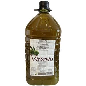 Veraneo - geraffineerde olijfolie voor braden en koken, olie uit afvallen van olijven - olijfolie, in 5 liter PET-fles, eersteklas kwaliteit, combinatie van olie uit afvallen van olijven en