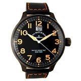 Zeno-Watch herenhorloge - Super Oversized Big Date Black&Orange - 6221-7003Q-bk-a15