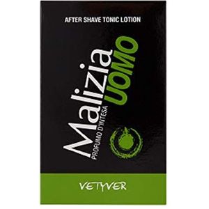 3x Malizia Uomo Vetyver After Shave 100 ml Tonic Lotion Scheerwater Keulen Water