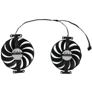 2 stuks grafische kaartventilator, FDC10U12S9-C, T129215SU, 95 mm, koeler, voor ASUS voor DUAL voor RTX 3070 8G, voor 3060Ti, voor 3060 12G voor GAMING(FDC10U12S9-C)