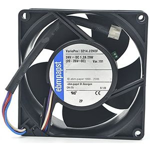 PAPST 3214 J/2H3F 9038 24V 1.2A 29W Large air volume 4-wre PWM inverter fan