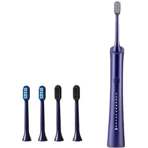 Peowuieu Elektrische Tandenborstel voor Volwassenen Kinderen Elektrische Tandenborstel 6 Modi Elektrische Tandenborstel Oplaadbare Tandenborstel, Duurzaam Eenvoudige Installatie C