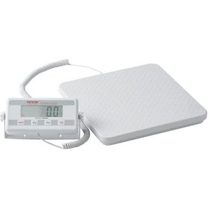 VEVOR Draagbare medische weegschaal, digitale weegschaal met antislip platform, 2 eenheden (kg/lb), hold- en tare-functie, 199,5 kg capaciteit, voor artsen, sportschool, thuis, ziekenhuis