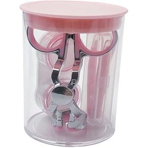 Colcolo Oogverzorgende contactlenspincetten Hulpmiddel voor het verwijderen van contactlenzen Reizen voor nieuwe gebruikers Home Lensaccessoires Hulpmiddelen, roze