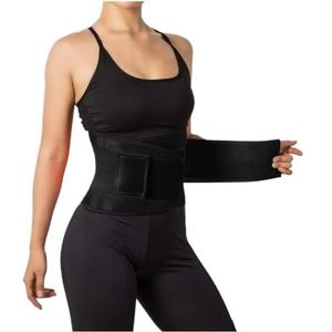 Rugcorrectie, Rugbrace Taille Decompressie Riem Wervelkolom Ademend Lendensteun Korset Rugondersteuning(Yellow,L)