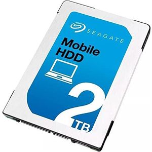 SEAGATE 2TB HDD SATA 5400rpm 6,4 cm 2,5 inch 7 mm hoogte 128 Mb cache BLK
