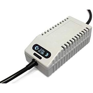 C64 PSU OLED Digital Gray EU vervangende voeding voor Commodore 64 EU stekker
