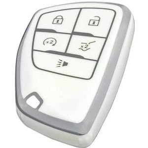 Autosleutel beschermhoes Tpu Auto Afstandsbediening Sleutel Case Cover Bescherm Shell Tas Voor Tahoe Voor Suburban Voor Gmc Voor Yukon 2020 2021 Sleutel Shell(3)