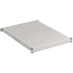 EFB Elektronik - 19" 1U Rek - Zwart - Voor Zware Toepassingen - Diepte Verstelbaar - 150 kg