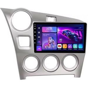 9"" 2 DIN Android 14 Autoradio Stereo voor Toyota Matrix 2 E140 2008-2014 met draadloze CarPlay Backup Camera Stuurwielbediening GPS Navigatie Bluetooth(L200(4+32G))