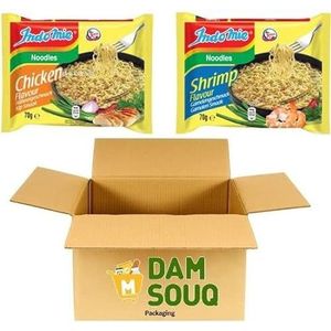 Damsouq® Instant Noedels Mixpakket Indomie Kip en Garnaal (40x 70 Gram)