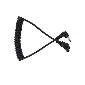 HangTon Afstandsbediening Ontspanknop Trigger Kabel voor Canon R3 R5 1DX 6D 7D 5D MKIII 60D EOS SLR Camera, 2.5mm Controller naar N3