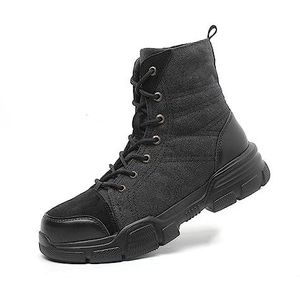 Stalen Neus Laarzen Voor Mannen Militaire Werkschoenen Woestijn Combat Veiligheid Laarzen Veiligheidsschoenen