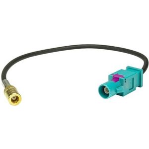 tomzz Audio 1500-053 Fakra (M) antenneadapter stekker op SMB (F) koppeling geschikt voor DAB+ Blaupunkt Pioneer Sony Kenwood Alpine JVC uva