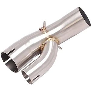 LFYEQZ Voor B&MW Voor S1000XR Voor S 1000 XR 2015-2019 Motorfiets Uitlaat Gemodificeerde Rvs 51mm Interface Midden Link Pijp