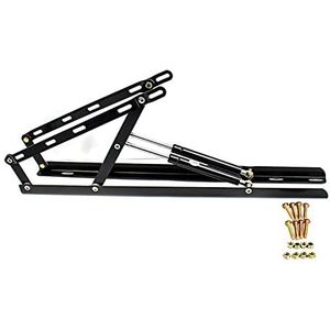 KRXSOBNV, Pneumatische stang, pneumatische stang for bedboxframe, pneumatische ondersteuning heffen, kastbeddekselorganisator, metalen bedliftmechanisme,Pneumatische bedlift beugel(750mm)