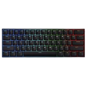QPSJXN Mchose ace 60 Pro 68 magnetische schakelaar, swappable RGB, gaming-toetsenbord, personaliseerbaar, voor gamer-accessoires, pc (zwart blauw ijs)