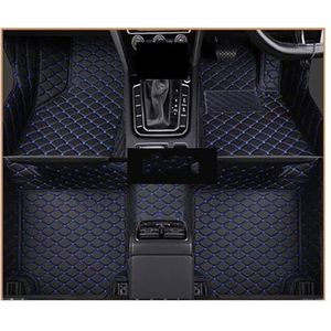 Automatten Autovloermatten Voor Citroen Voor Grand Voor C4 Voor Picasso Voor Ruimte Voor Tourer 2014~2020 Auto Vloermatten Lederen Mat Tapijten Pad Interieur Onderdelen (Size : RHD BLACK BLUE)