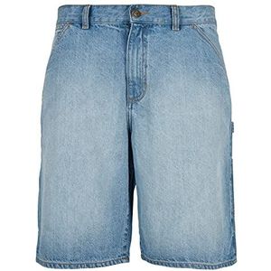 Urban Classics Carpenter Jeans Shorts Heren, Lighter Washed, 36