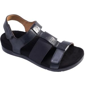 Spenco Anabel sandaal voor dames, Zwart, 36.5 EU