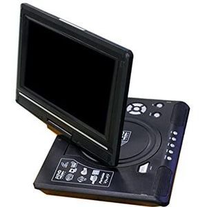 Reis-dvd-speler, 9,8 inch draagbare dvd-speler HD-videospeler AV-ingang Uitgang Auto Mini TV-afspeelapparaat