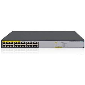 HPE OfficeConnect 1420 24-poorts Gig-Onbeheerde schakelaar-24 x GE 10/100/1000. 12 poorten PoE (124W) (JH019A #ACC)