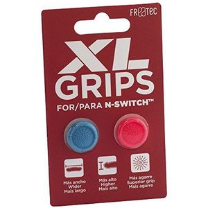 Controller Grips Pro XL voor Joy Con - Blauw en Rood geschikt voor Nintendo Switch