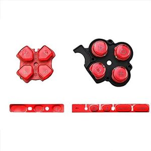 OSTENT Knoppen Key Pad Set Reparatie Vervanging voor Sony PSP 3000 Slim Console - Kleur Rood