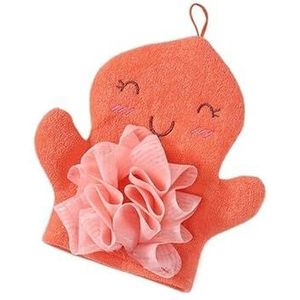 Badsponzen for volwassenen, badspons, mesh poef badspons, schuim Loofah spons (Color : A)