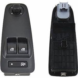 Deur Auto Elektrische Raam Triple Switch Control Knop Accessoires Voor Peugeot Voor Porsche Boxer Voor Ii 2006 2007 2008 2009 2010 2011-2016(Black back)