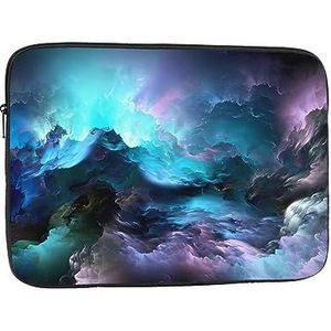 3D Graphics Universum Ruimte Print Laptop Sleeve Case Waterdichte schokbestendige Computer Cover Tas voor Vrouwen Mannen