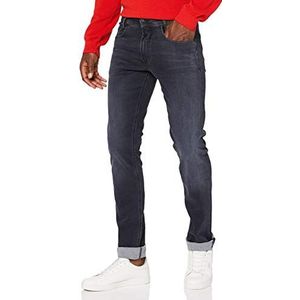 MAC Jeans Heren Macflexx Straight Jeans, grijs (authentiek donkergrijs H849)., 36W / 36L