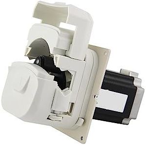 Flessenvuller, 700-2000 ml/min KK2000 24V DIY Peristaltische Pomp High Flow zelfaanzuigende Pomp for Laboratorium Doseerpomp met Stappenmotor(B17 6.4x9.6mm)