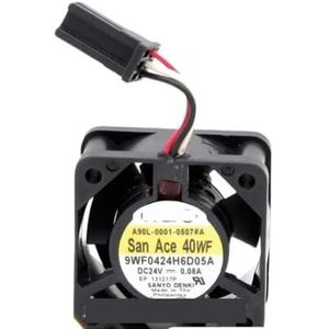40mm axiale behuizing koelventilator waterdicht voor Sanyo 9WF0424H6D05A 40X40X20mm DC 24V