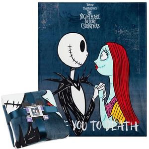 Disney Nightmare Before Christmas deken fleece zachte bedsprei bank bank flanellen plaid deco gezellige en warme feestelijke geschenken (multi)