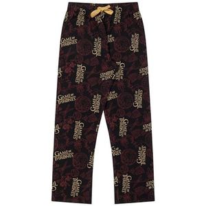 Game of Thrones 100% Katoen Pyjama Broek voor Heren, Multi, S, Veelkleurig