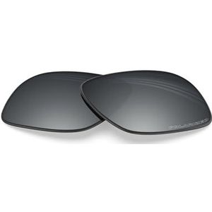 BlazerBuck Anti-zout gepolariseerde vervangende lenzen voor Oakley Holbrook OO9102, Zilver Chroom - gepolariseerd, 0