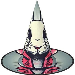 SSIMOO Bunny Rabbit Chic Halloween heksenhoed voor vrouwen/ultieme keuze voor beste Halloween-kostuumensemble